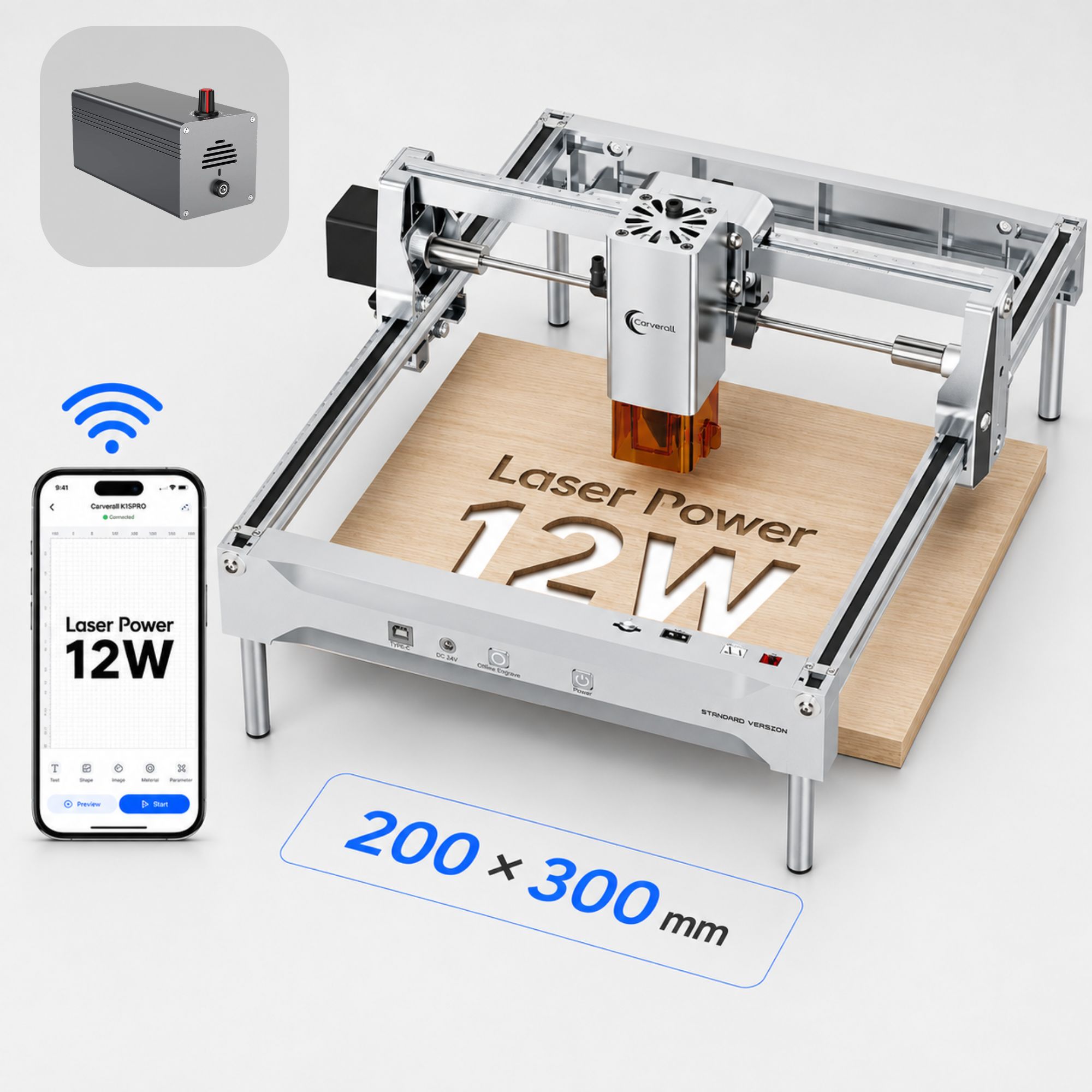 Gravador e Cortador a Laser K1 - Industrial Laser Engraver avaliação e preço