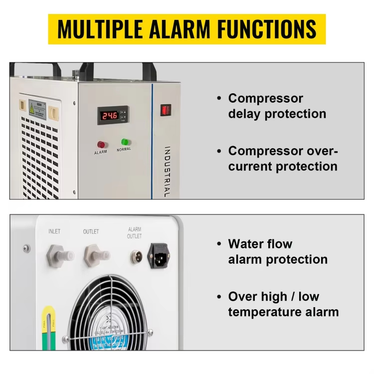 Sistema de refrigeração indust - Laser Industrial Chiller avaliação e preço